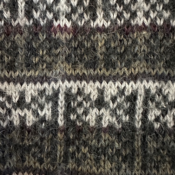 Hobo Boho Sweater Tote Bag Indigenous Weave Wool Alpaca - Picture 3 of 12